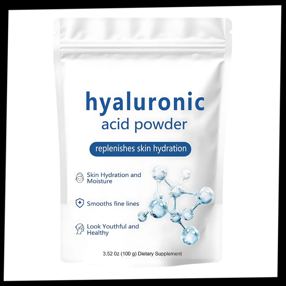 Poudre d'acide hyaluronique hydratante à spectre complet - Ozerty