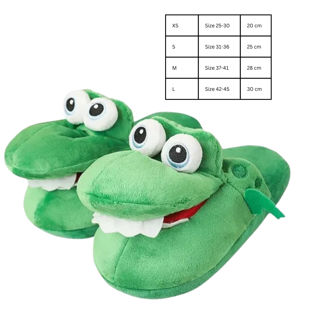 Chaussons crocodile amusants et confortables - Ozerty