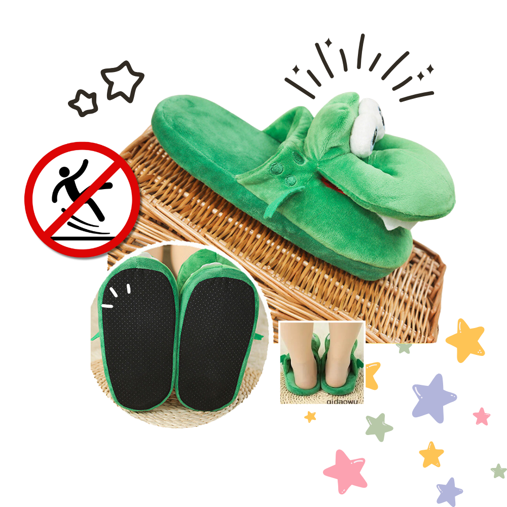 Chaussons crocodile amusants et confortables - Ozerty