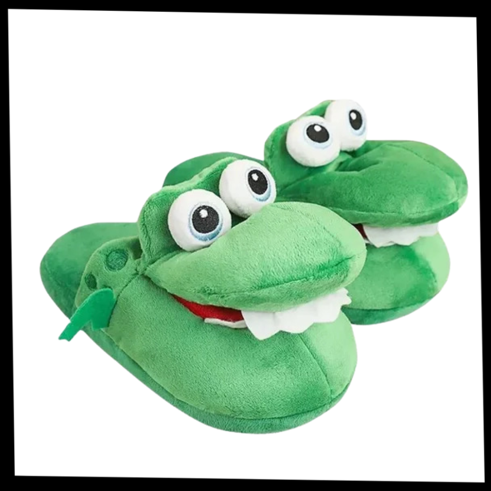 Chaussons crocodile amusants et confortables - Ozerty