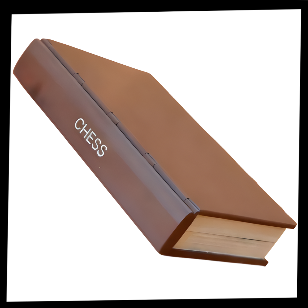 Échiquier pliable en forme de livre décoratif - Ozerty