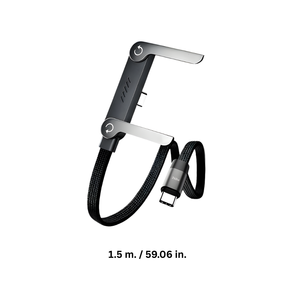 Câble de charge téléphone avec support intégré - Ozerty