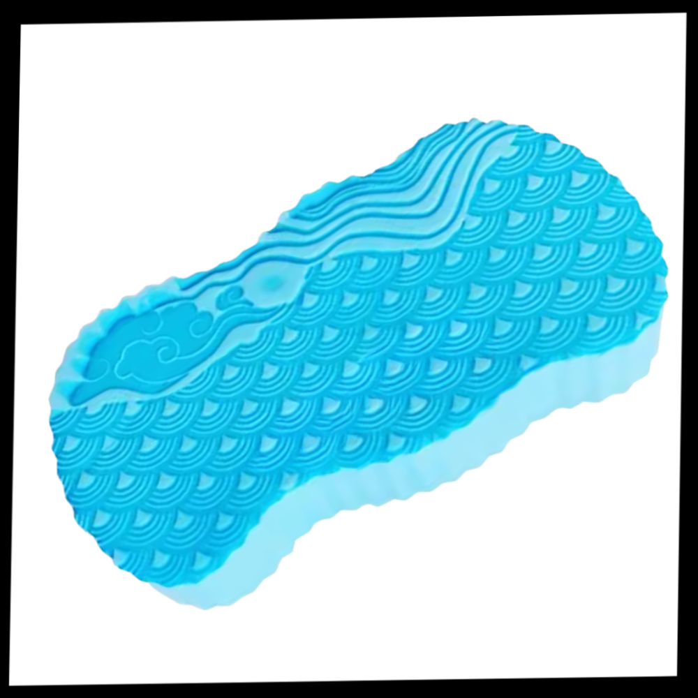 Éponge de bain exfoliante douce - Ozerty
