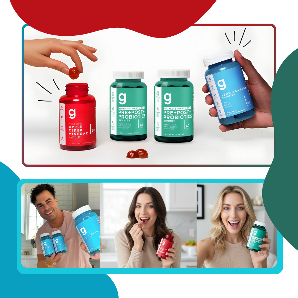 Gummies bien-être sans gluten - Ozerty