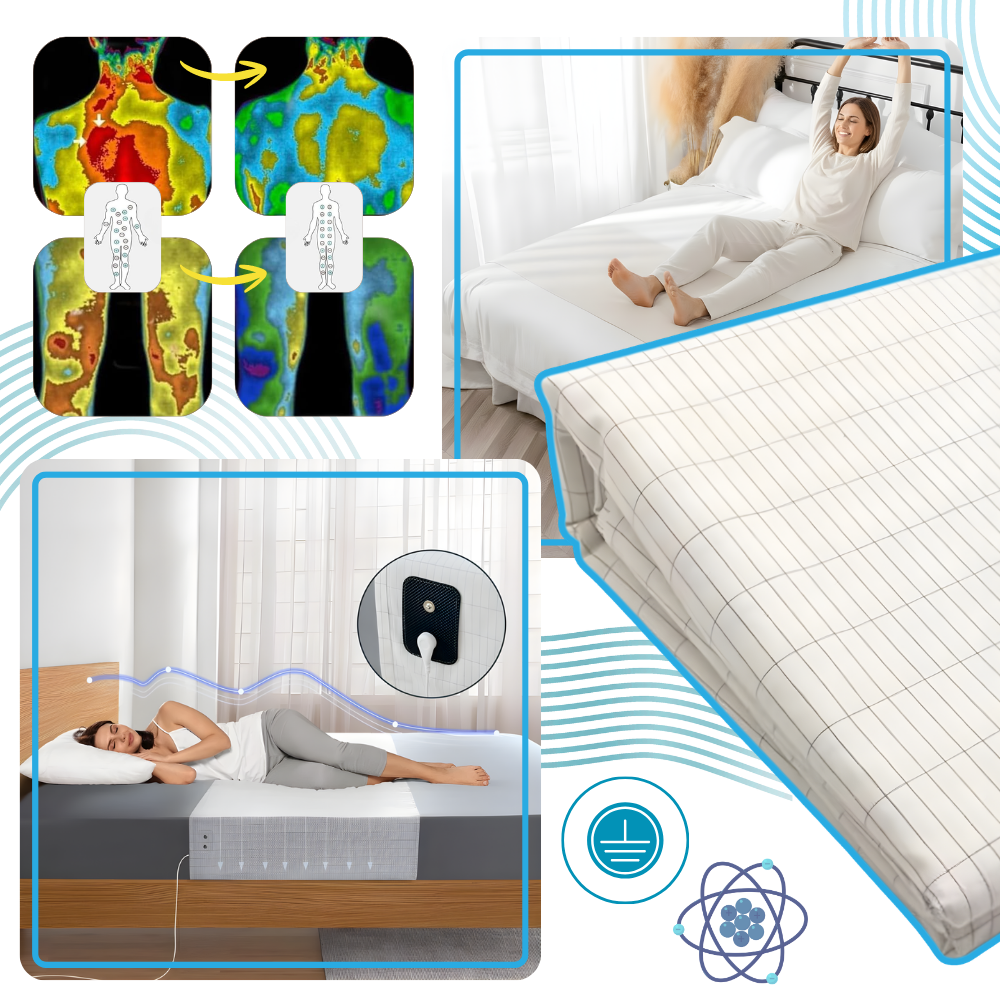 Drap de relaxation à brancher pour un sommeil réparateur - Ozerty