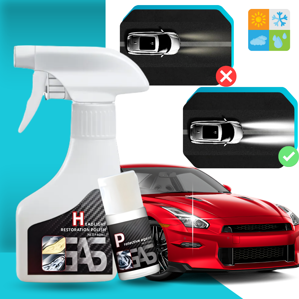 Kit de nettoyage et de restauration des phares - Ozerty