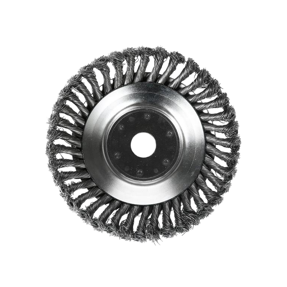 Brosse de désherbage pour débroussailleuse -150 mm - Ozerty