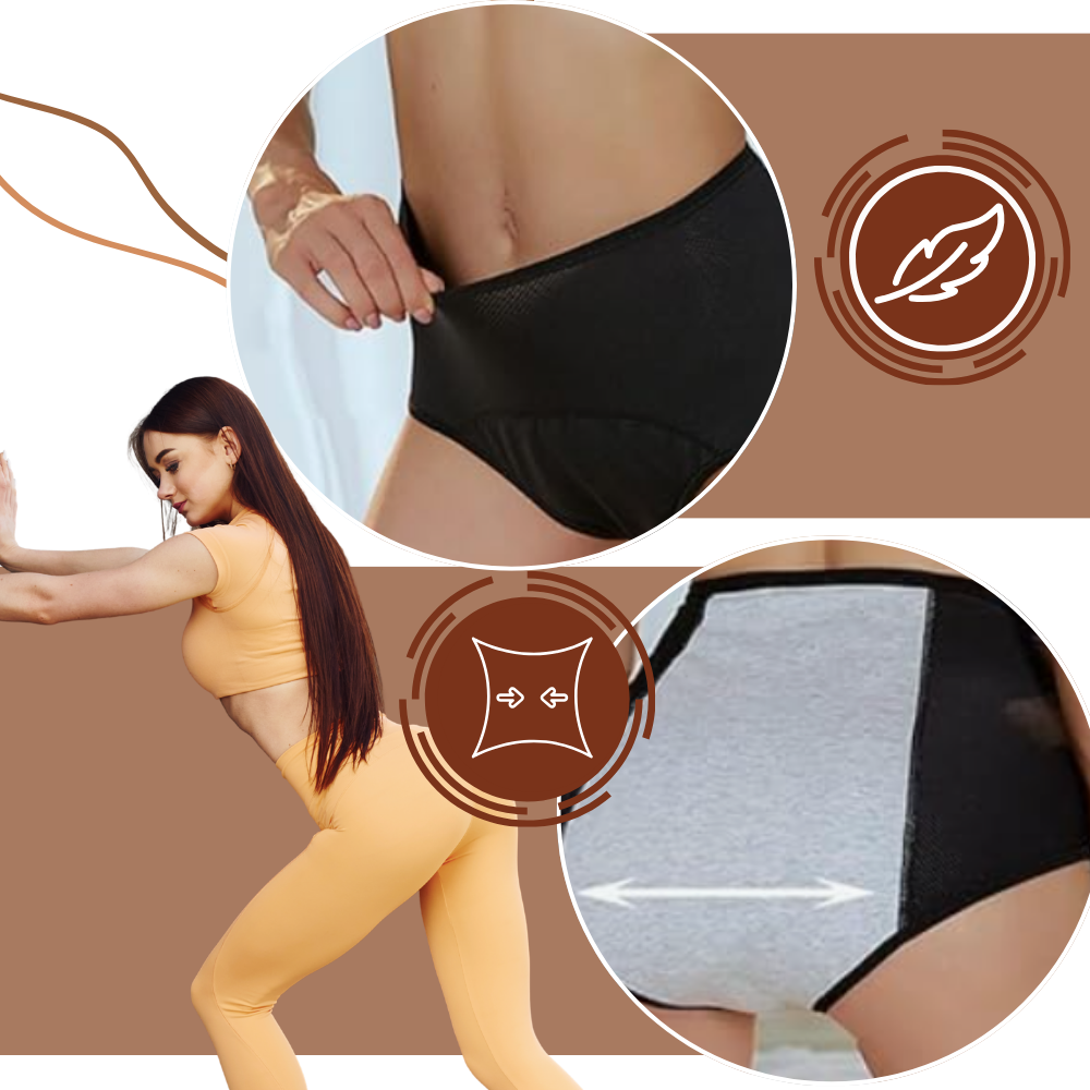 Culotte haute taille pour incontinence urinaire - Ozerty