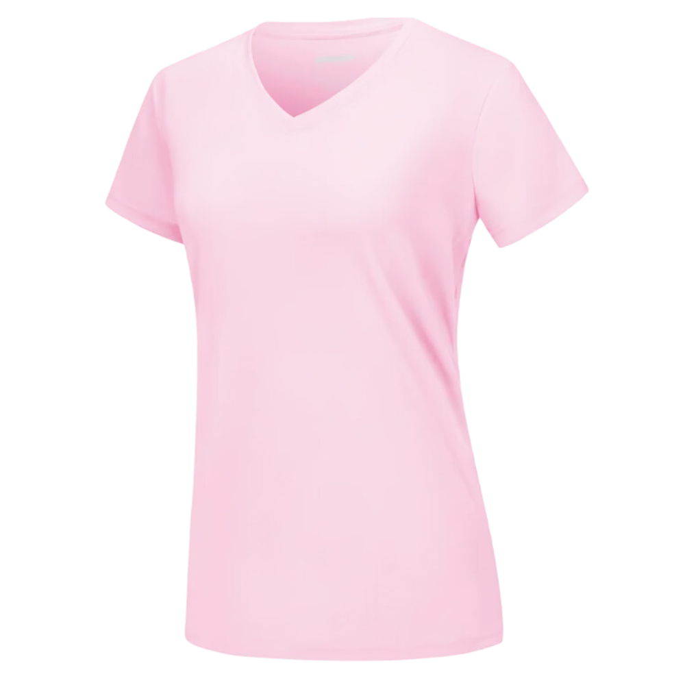 T-shirt rafraîchissant col en V pour femme

 -Rose clair - Ozerty