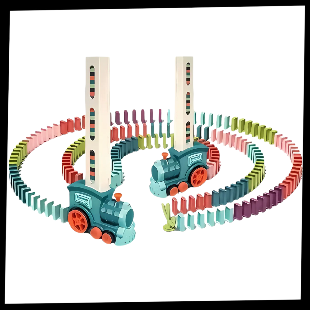 Train domino interactif automatique - Ozerty