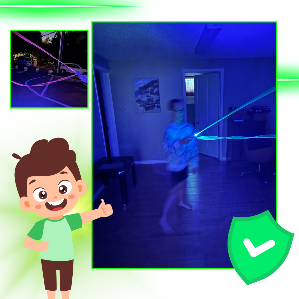 Jouet Lasso interactif à boucle lumineuse - Ozerty