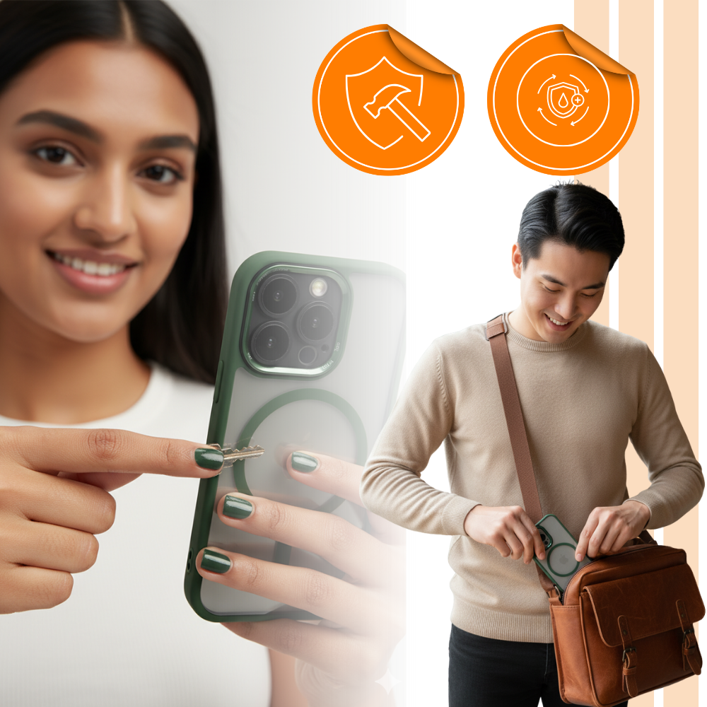 Coque magnétique antichoc pour iPhone - Ozerty