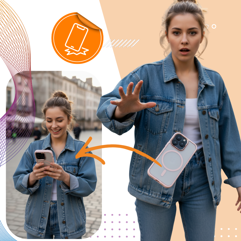 Coque magnétique antichoc pour iPhone - Ozerty