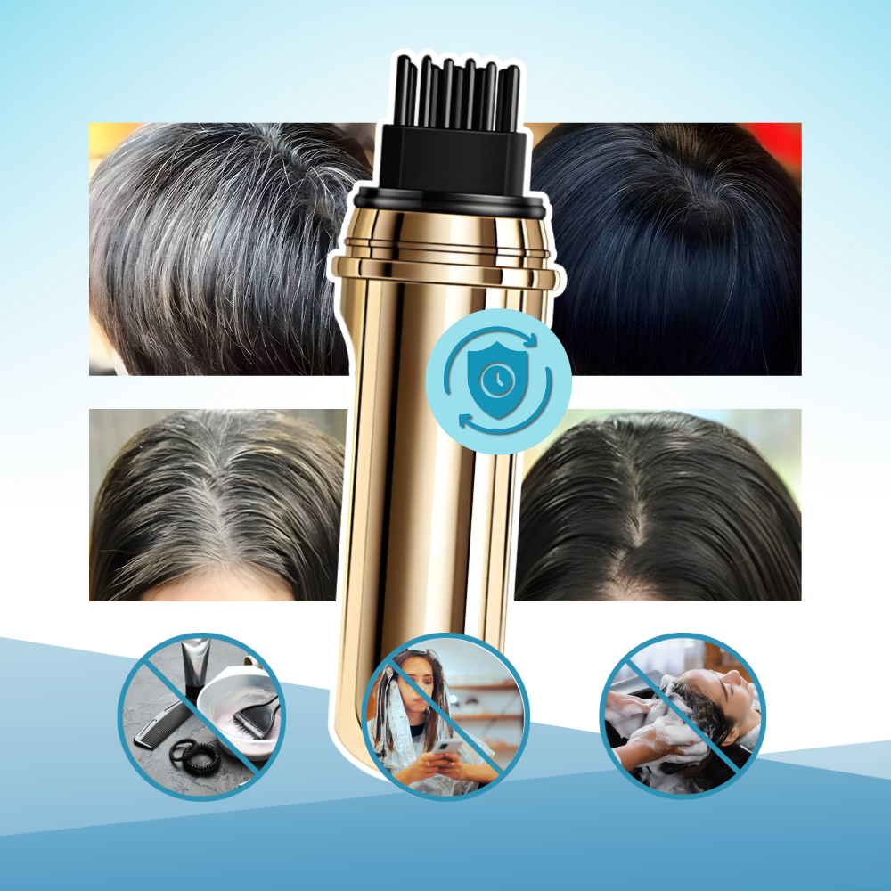 Stylo peigne colorant pour cheveux à la kératine - Ozerty