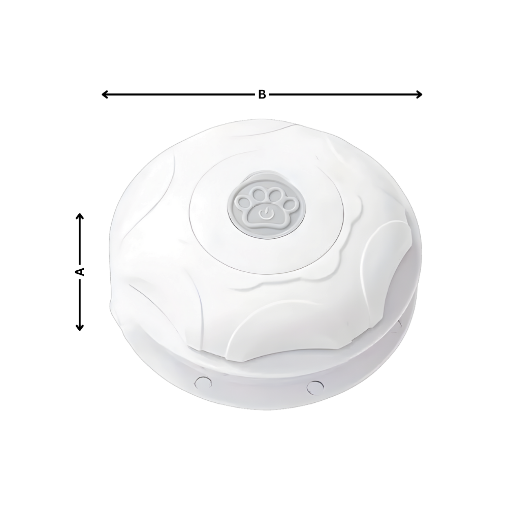 Jouet tapis interactif à plumes pour chatons en phase de dentition - Ozerty