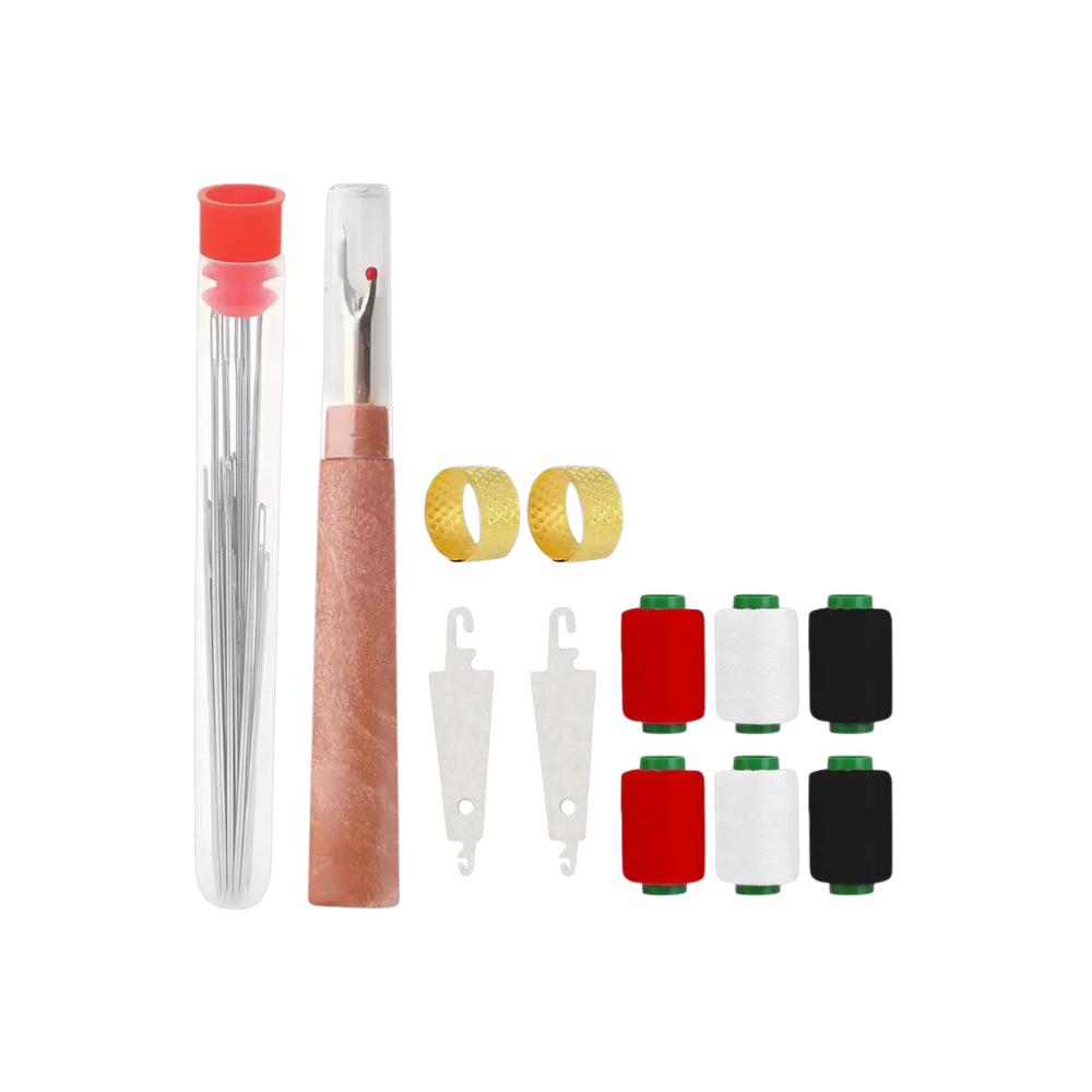 Kit d'aiguilles à broder à gros chas -37 pièces  - Ozerty