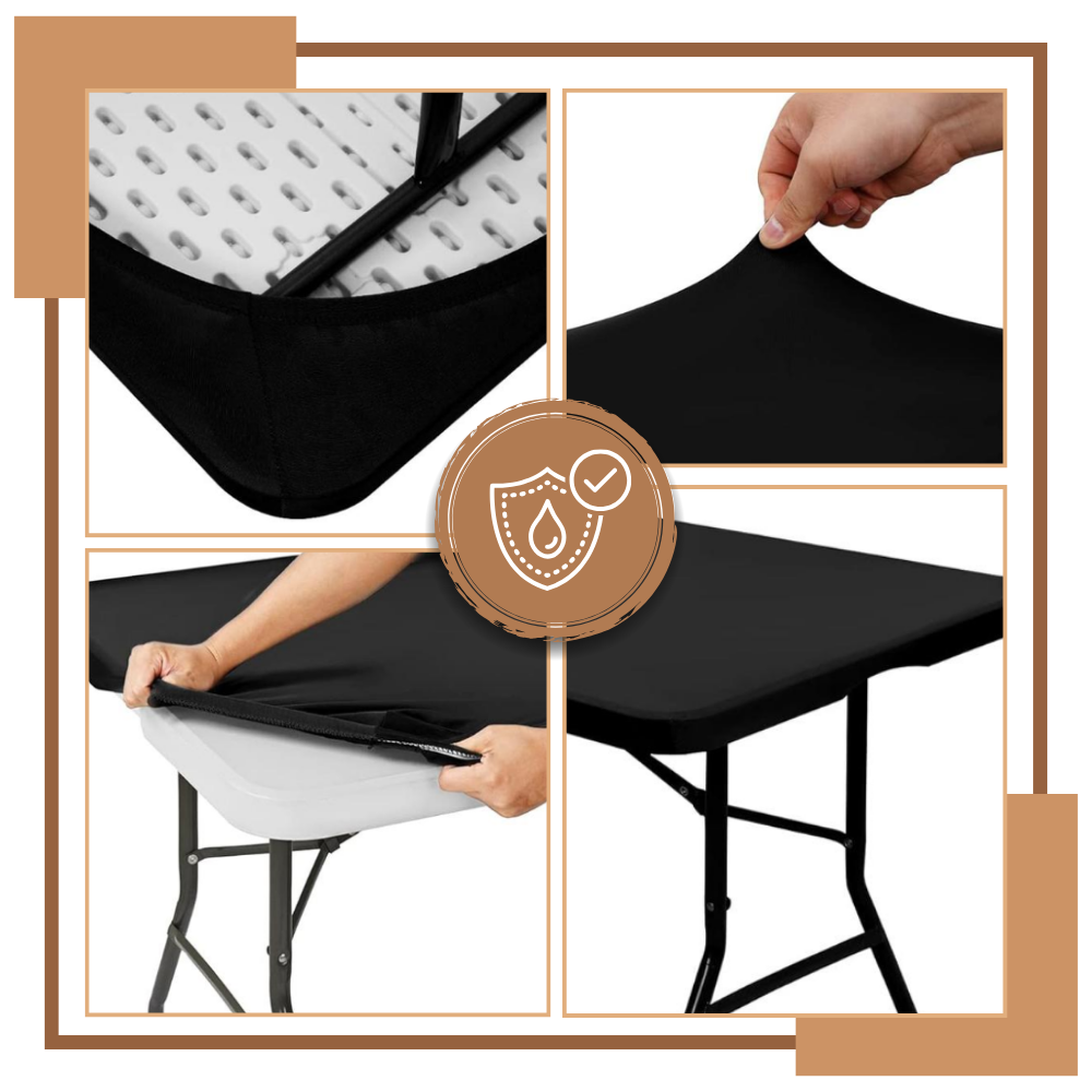 Nappe rectangulaire en cuir d'agneau  - Ozerty
