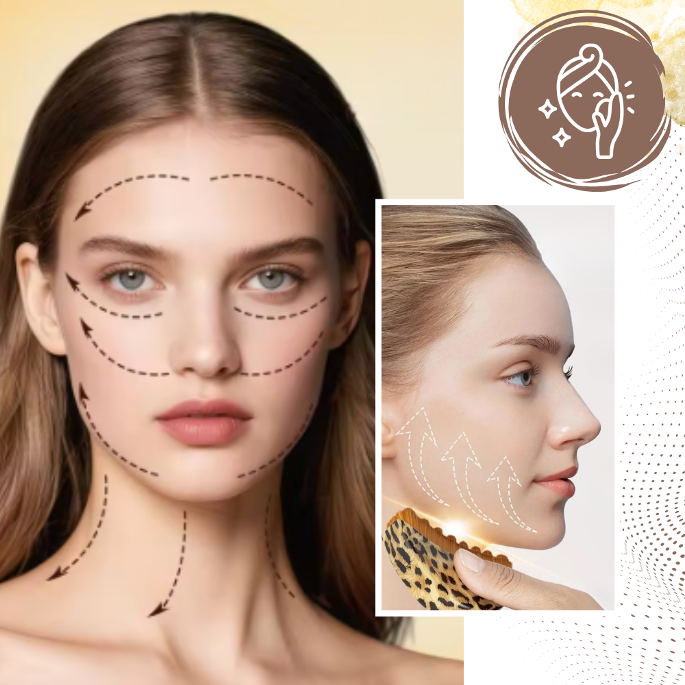 Brosse faciale pour drainage lymphatique - Ozerty