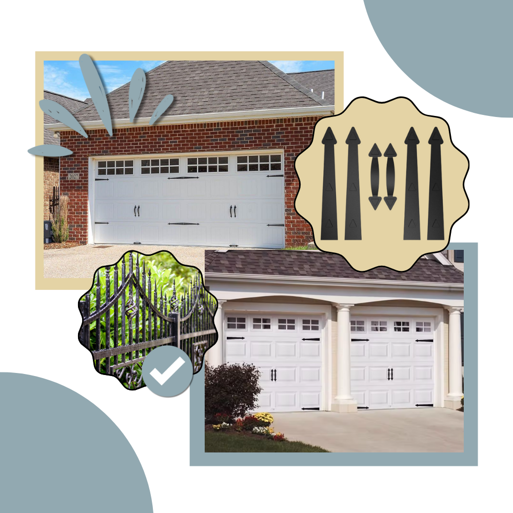 Kit décoratif magnétique pour les portes de garage - Ozerty