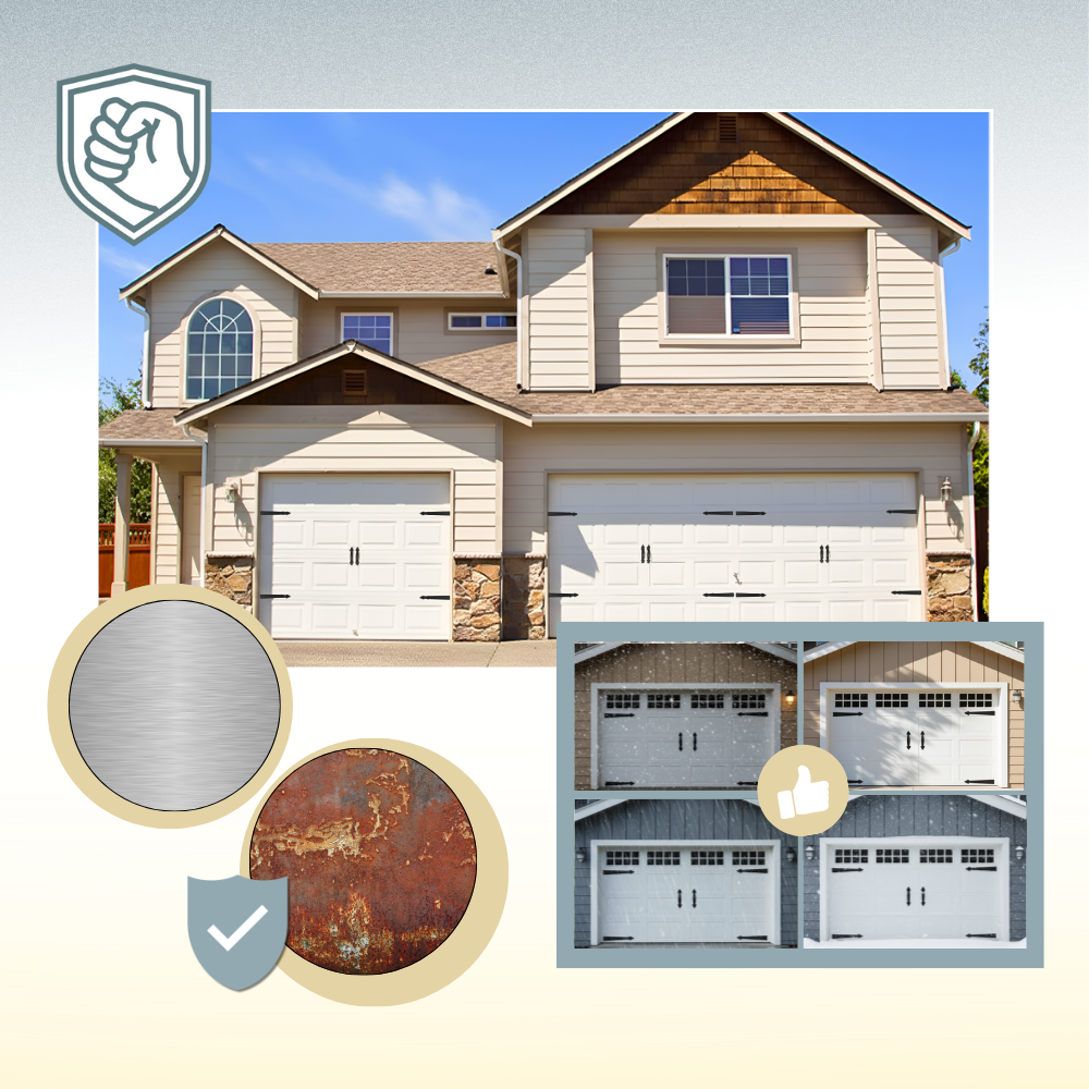 Kit décoratif magnétique pour les portes de garage - Ozerty