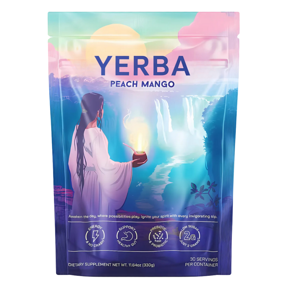 Thé Matcha Maté en poudre -Pêche - Ozerty