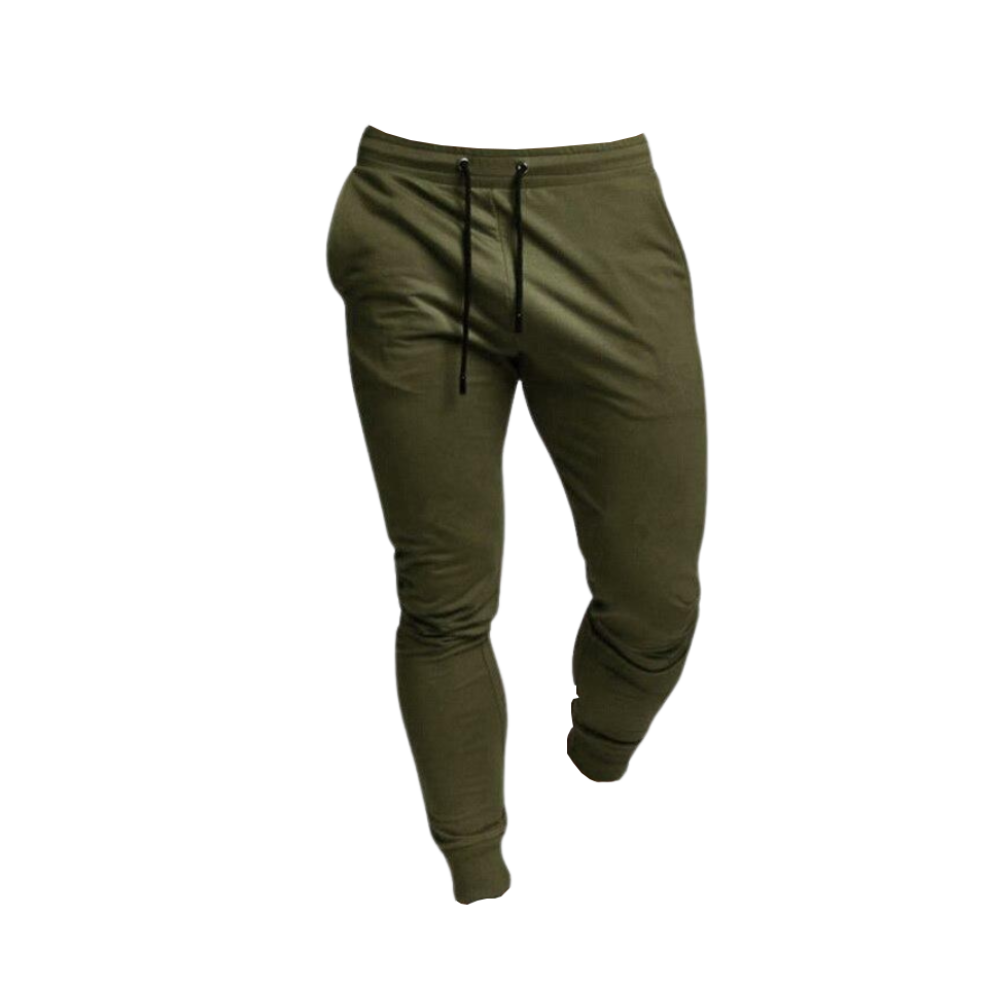 Pantalons de fitness pour hommes -Vert/SVert/MVert/LVert/XLVert/XXLVert/3XL - Ozerty