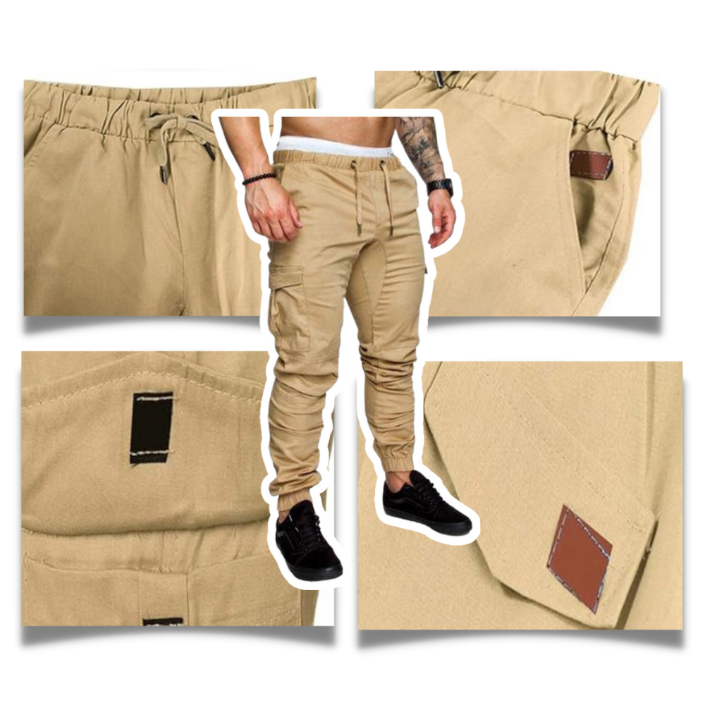 Pantalon Cargo Slim pour Hommes - Ozerty