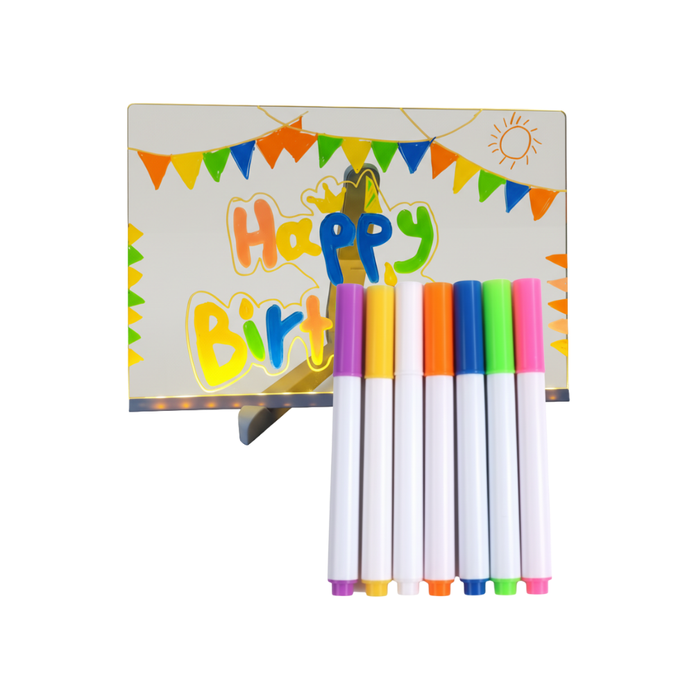 Tableau d'écriture affichage LED -30 x 20 cm - Ozerty