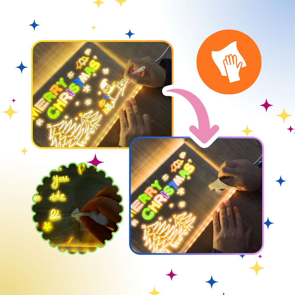 Tableau d'écriture affichage LED - Ozerty