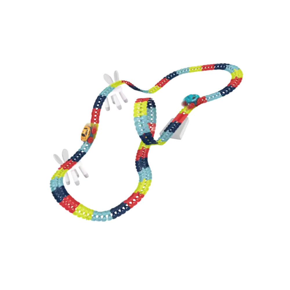 Jouet mini circuit de course de montagnes russes -195 pièces - Ozerty