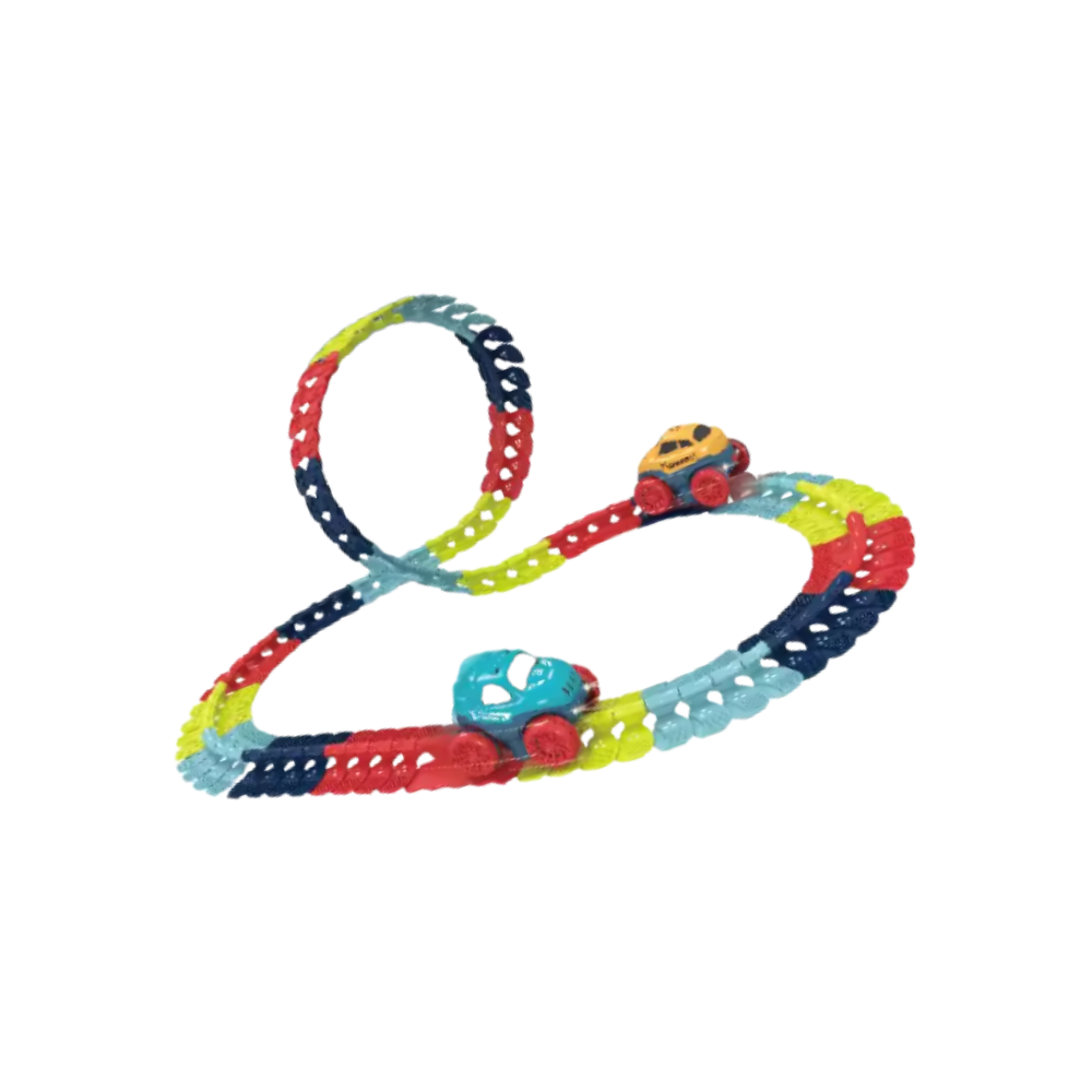 Jouet mini circuit de course de montagnes russes -98 pièces - Ozerty