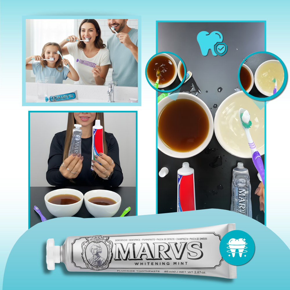 Dentifrice blanchissant à la menthe - Ozerty