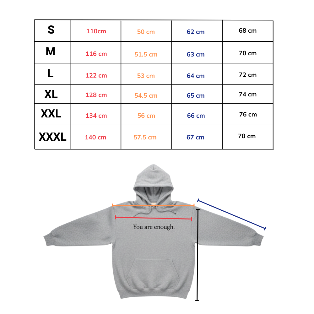 Sweat à capuche oversize pour femmes avec message motivant  - Ozerty