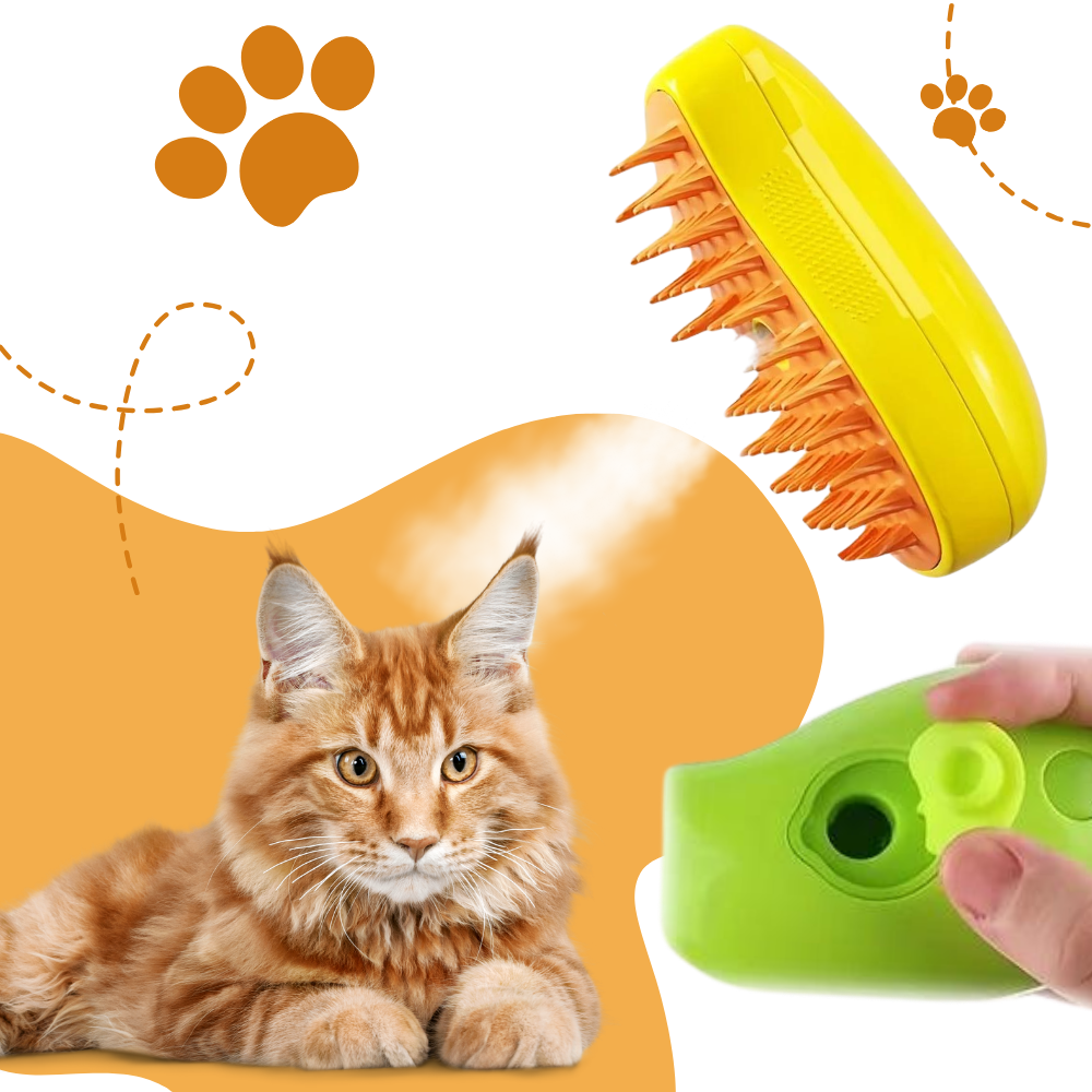 Brosse de toilettage multifonctions pour chats

 - Ozerty