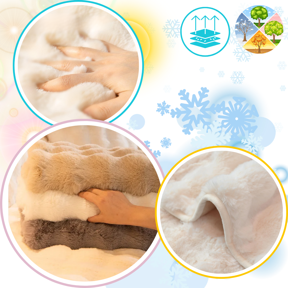 Housse antidérapante pour canapé en peluche douce - Ozerty