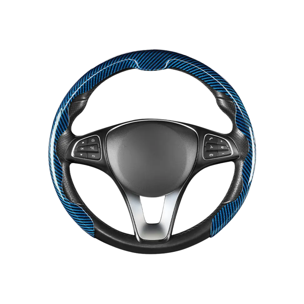 Housse antidérapante pour volant -Bleu - Ozerty