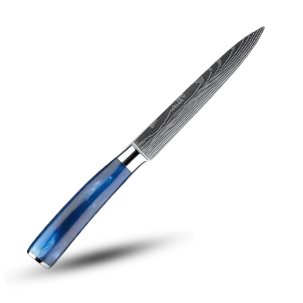 Couteaux japonais bleu océan

 -Sujihiki - Couteau à trancher 13 cm - Ozerty