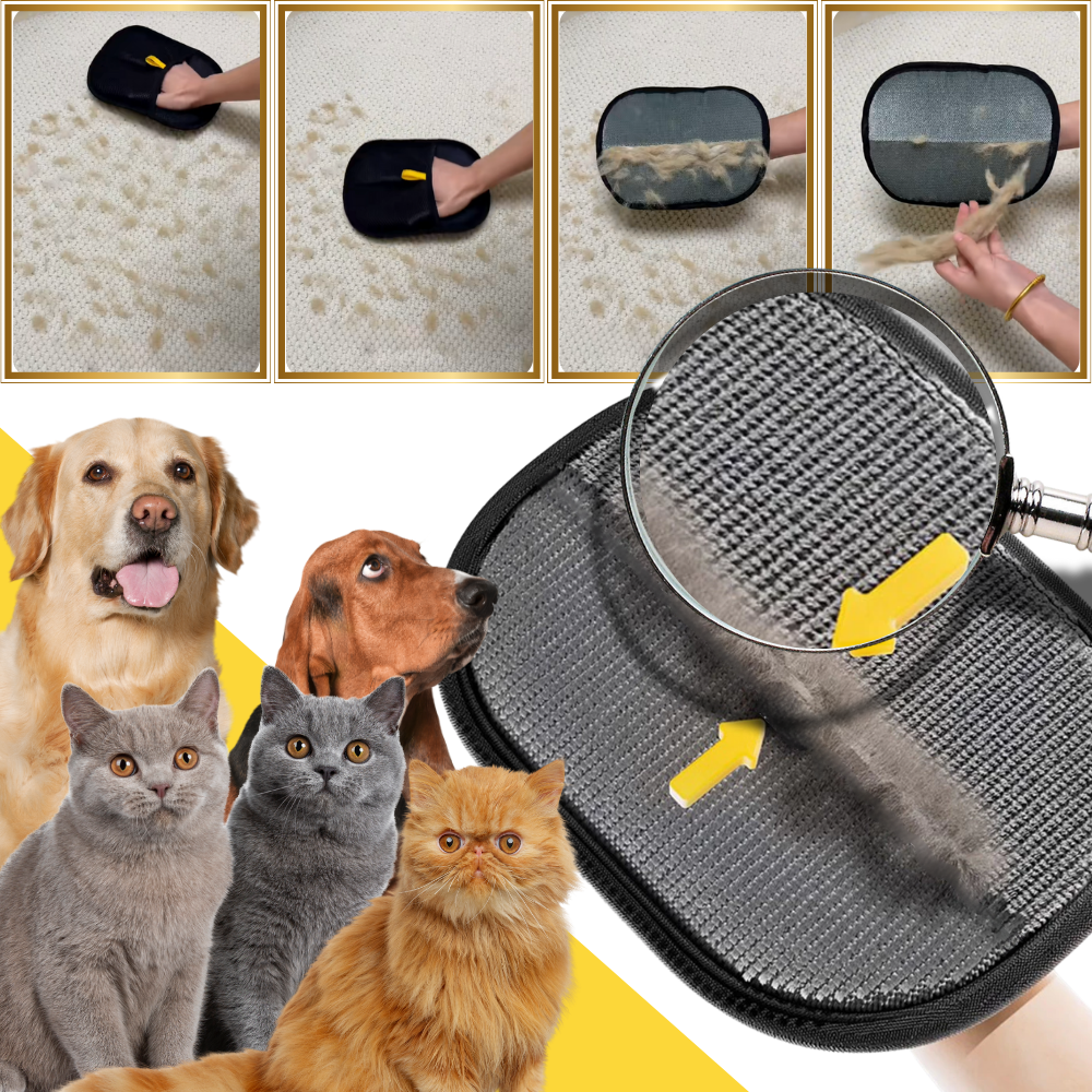 Gant anti-poils pour animaux - Ozerty