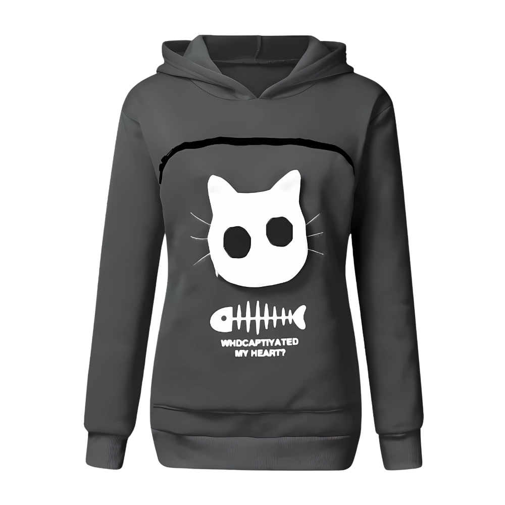 Sweat à capuche interactif pour animaux -Gris foncé - Ozerty