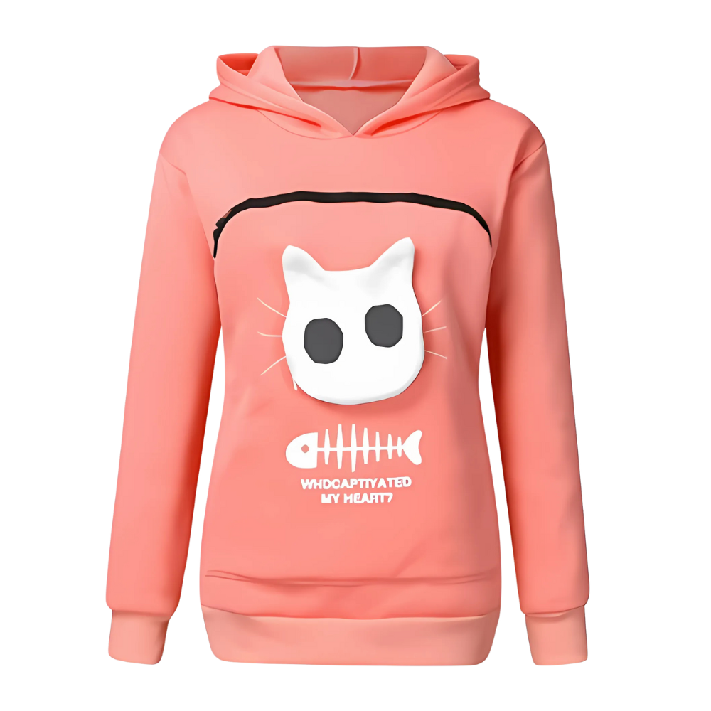 Sweat à capuche interactif pour animaux -Rose - Ozerty