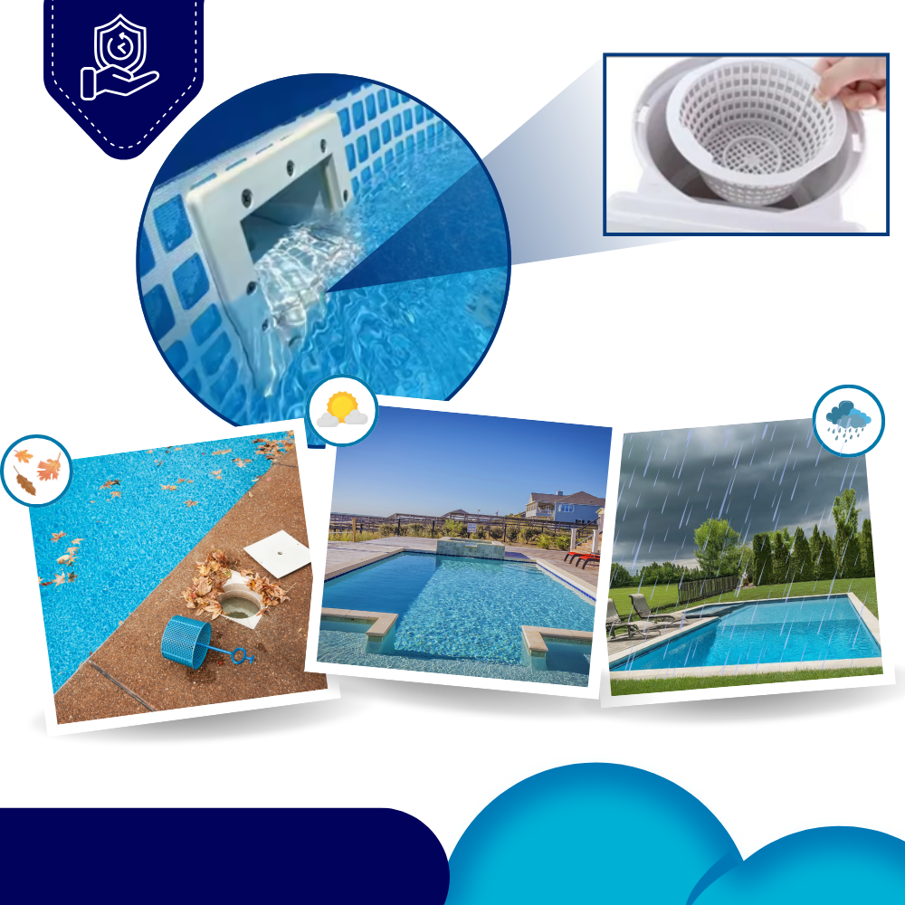 Skimmer de surface pour piscine - Ozerty