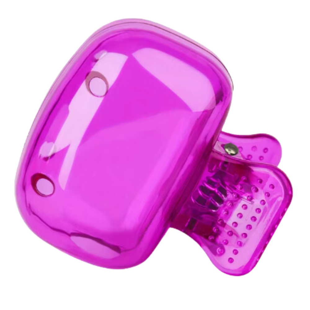 Couvercle hygiénique portable pour tête de brosse à dents -Fuchsia - Ozerty