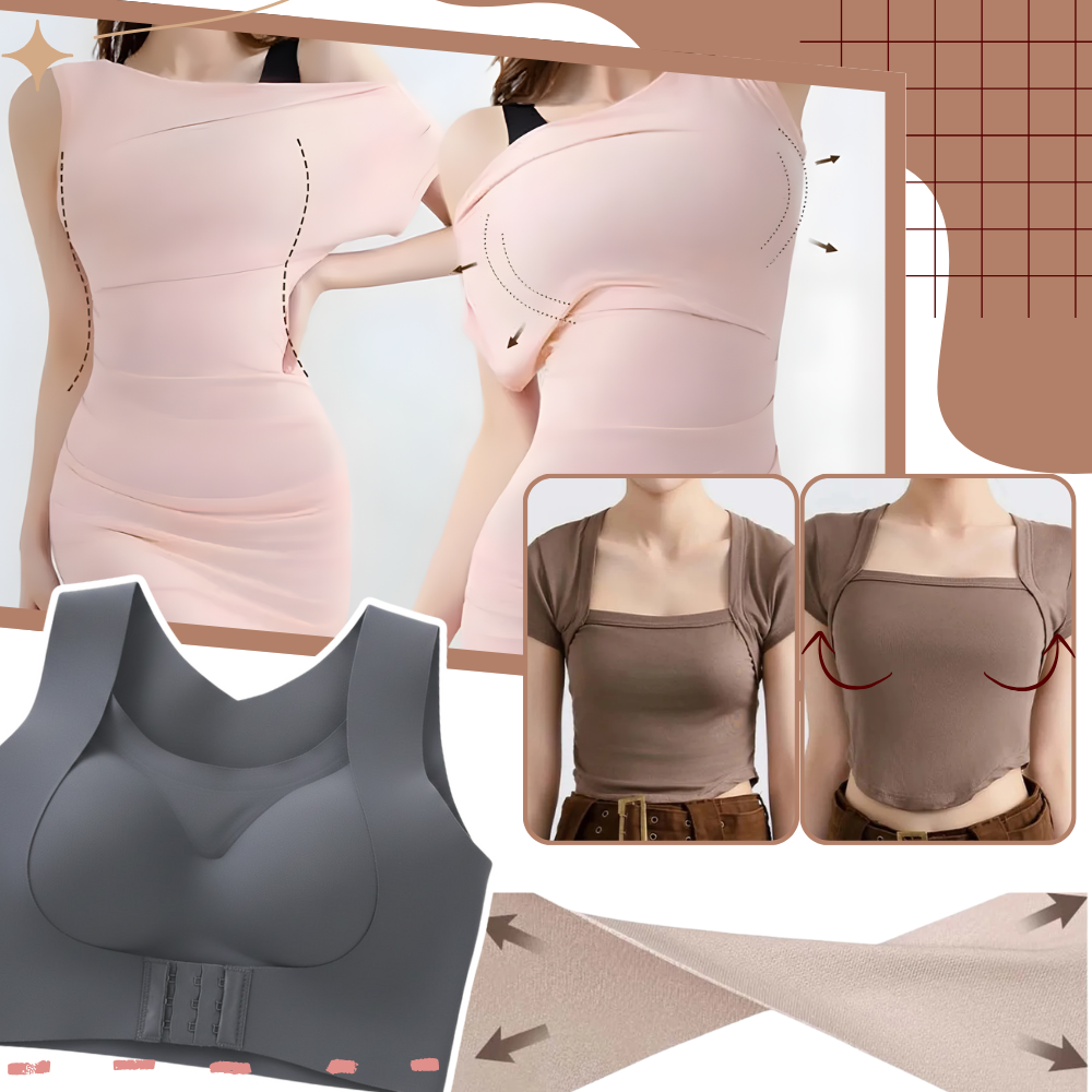 Soutien-gorge brassière sans coutures avec soutien postural  - Ozerty