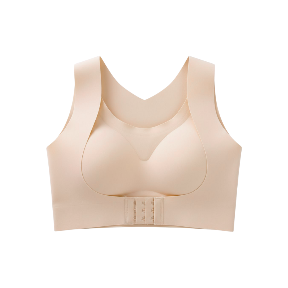 Soutien-gorge brassière sans coutures avec soutien postural  -Chair - Ozerty