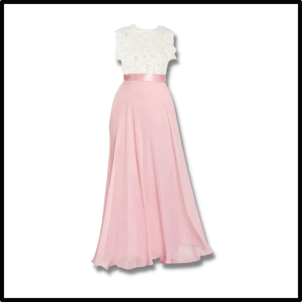 Robe en mousseline de dentelle Prairie Chic

 - Ozerty