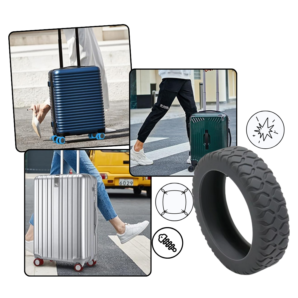 Protections en silicone pour roues de valise - Ozerty