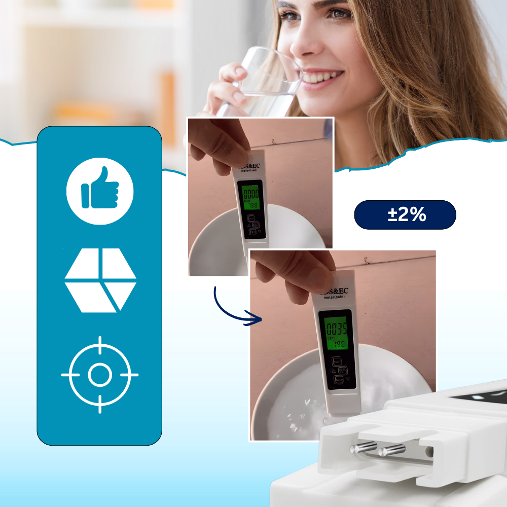 Testeur de qualité de l'eau Pure Safety - Ozerty