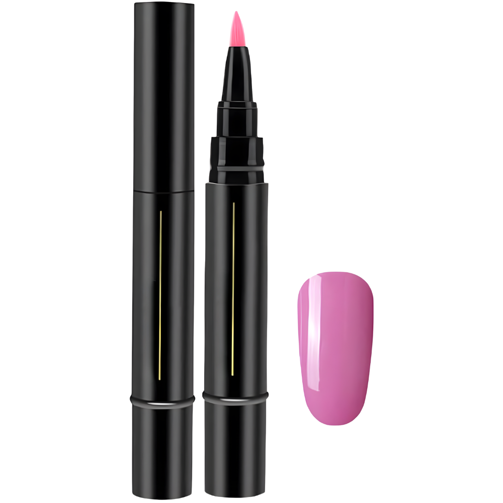 Stylo vernis à ongles à séchage rapide -Mauve rosé - Ozerty