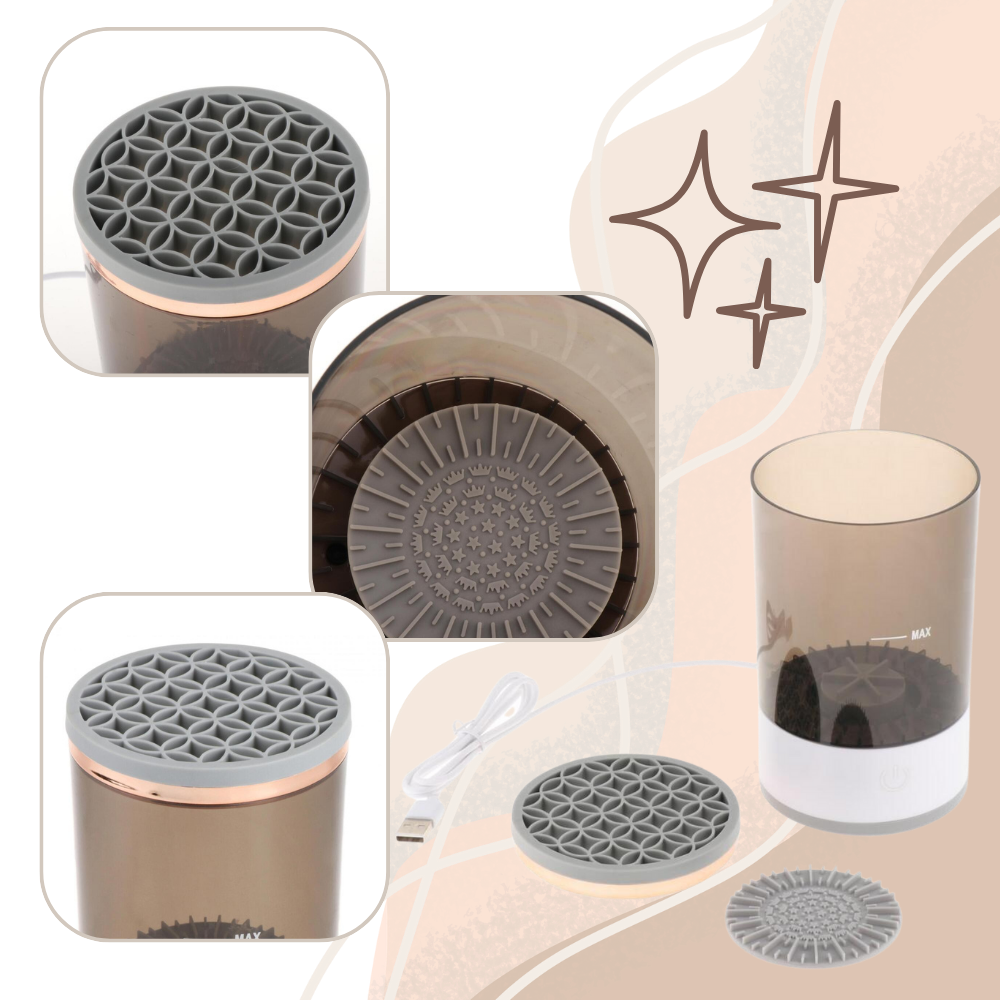 Nettoyeur de pinceaux électrique rapide et rechargeable

 - Ozerty