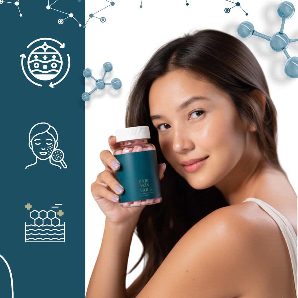 Gummies à la framboise enrichies en biotine - Ozerty